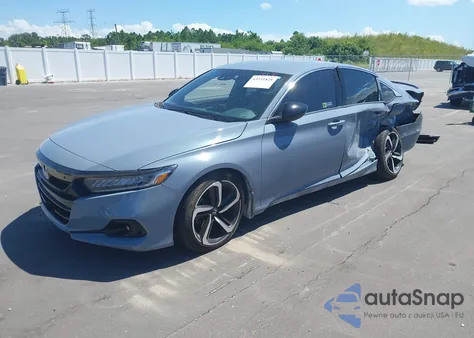 2022 Honda Accord Sport from USA, damaged, VIN 1HGCV1F39NA041736